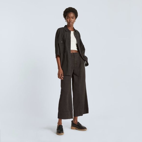 Everlane Black Loafers with Tan Sole - Picture 3 of 12